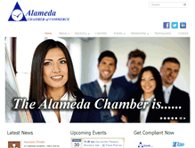 Tablet Screenshot of alamedachamber.com